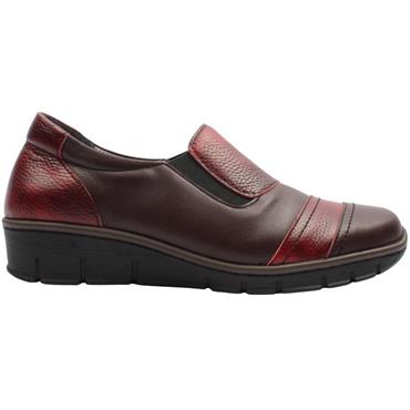 SOFTMODE OLIVE SHOE - BURGUNDY